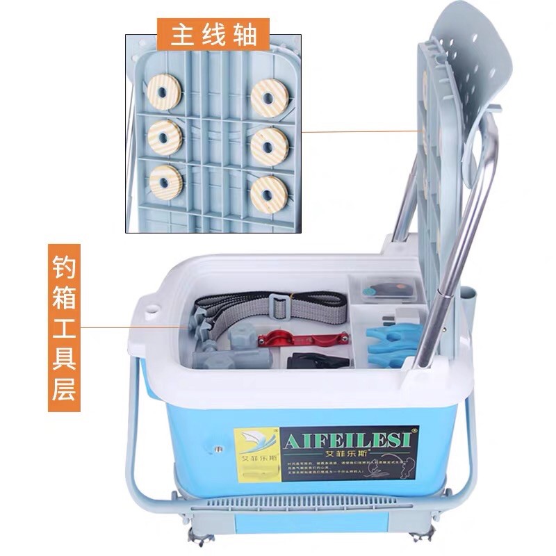 Thùng câu đài 26L+ full pas nhựa