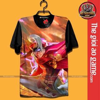 Áo Liên Quân , Áo Thun Liên Quân Mobile Omen Unisex Nam Nữ Cổ Tròn Basic Tay Ngắn Form Rộng / Thegioiaogame.com