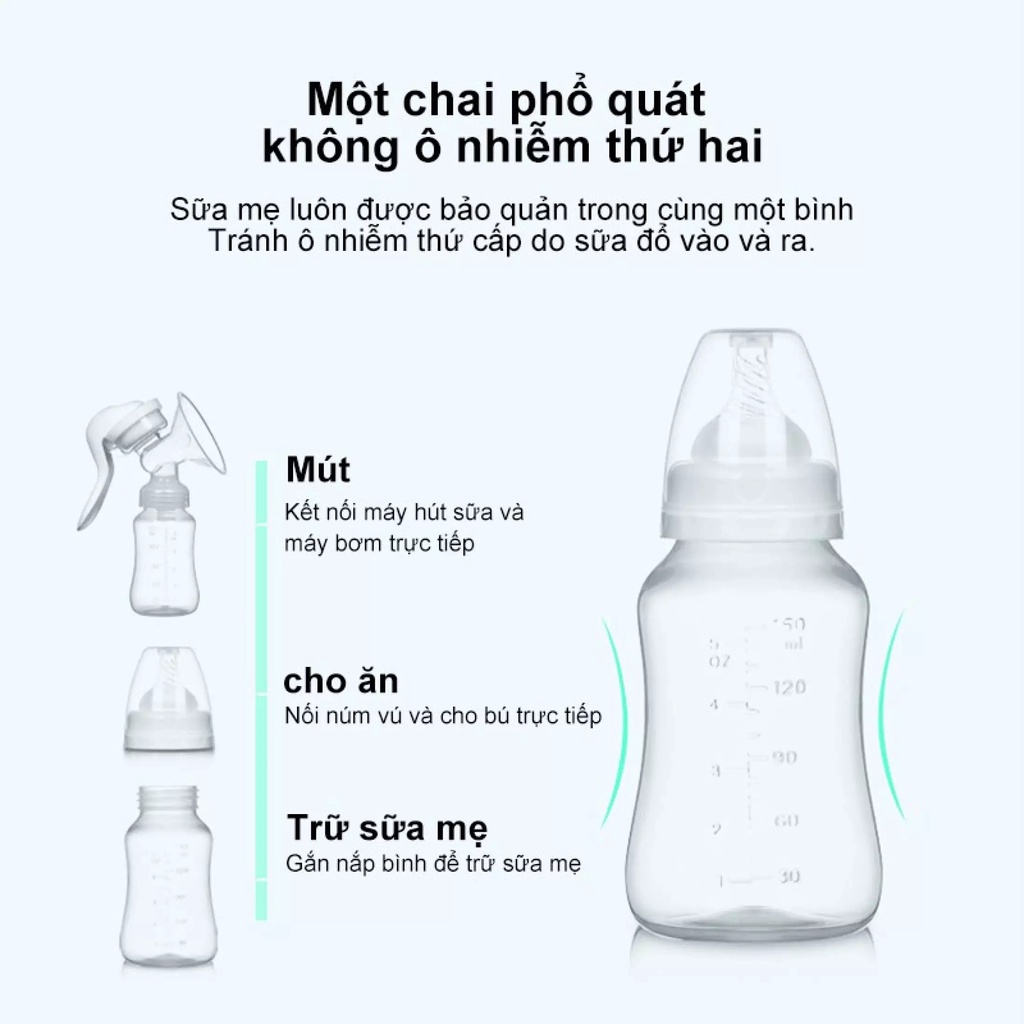 Bình hút sữa bằng tay,Bình hút mạnh Breast pump