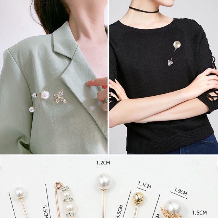 Trâm ngọc trai cài thắt lưng thời trang sang trọng-Dùng Điều Chỉnh Thước cho Chân Váy. Quần Jean-Cực Xinh