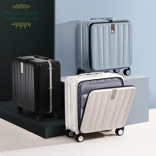 PEGGIEHOMEVali kéo nắp mở phía trước khung nhôm Hanke, hộp đựng xe đẩy nhỏ, mã du lịch hạng nhẹ