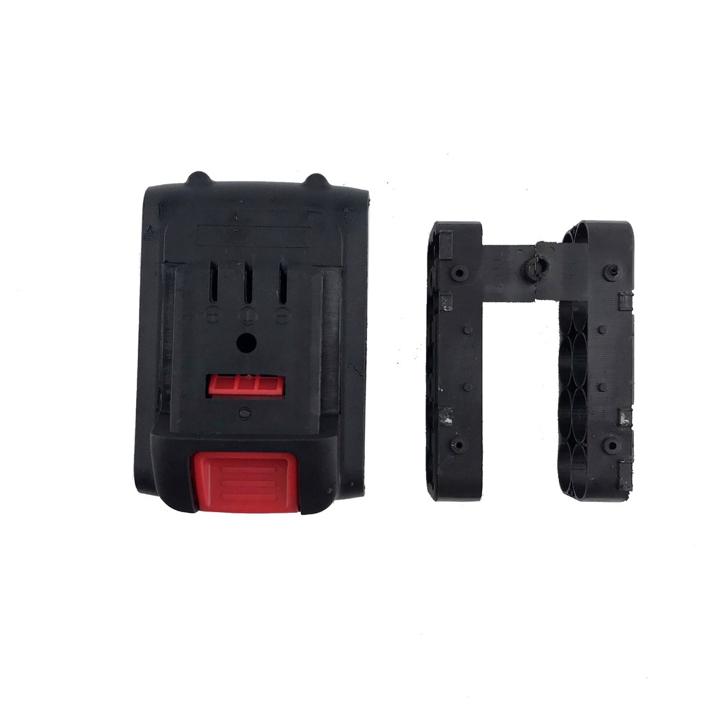 Vỏ pin 5s 2p 3p đóng pin 10 cell - 15 cell  18650 dùng cho máy khoan, máy bắt vít pin 3 khe