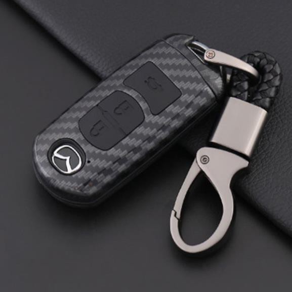 ốp chìa khóa carbon Mazda CX5 2018-2021+ mazda 3 + Mazda 6