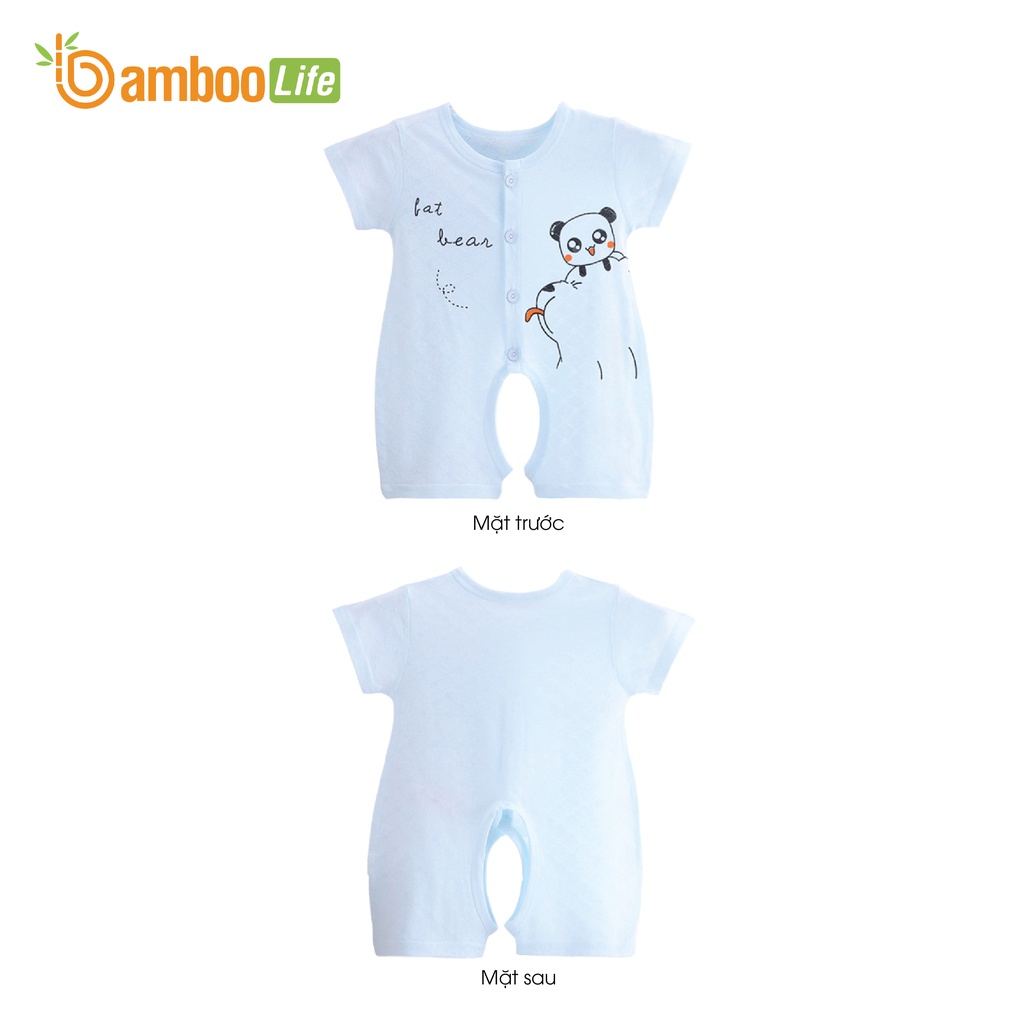 Bộ áo liền quần trẻ em sợi tre Bamboo Life BL109 bodysuit mềm mịn, kháng khuẩn, thấm hút an toàn cho da bé