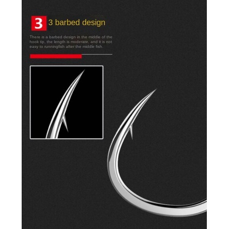 Set 50 Lưỡi Câu Cá Bằng Thép Cacbon