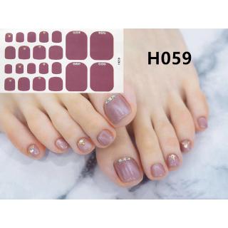 Set 22 Miếng Dán Trang Trí Móng Chân Xinh Xắn