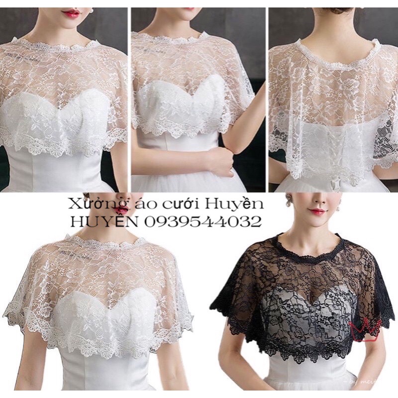 áo choàng thời trang hoặc váy cưới