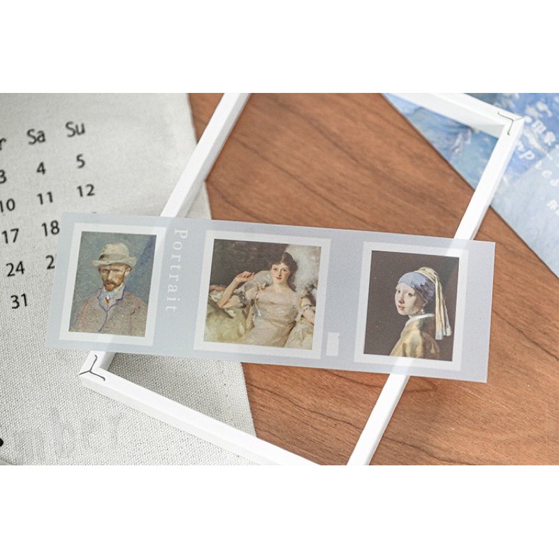 Set Sticker Phong Cách Artistic trang trí Bullet Journal, DIY, dán sổ, notebook