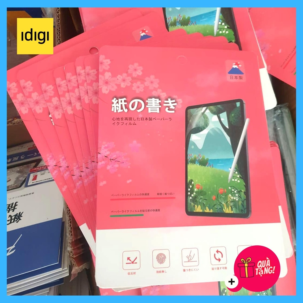 Miếng dán Paperlike IPAD PRO. Paper-like  Viết, Vẽ như trên giấy. Nhập khẩu Japan