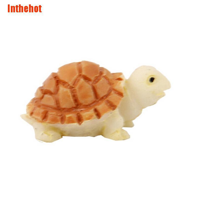 Bộ 2 mô hình rùa mini đáng yêu trang trí sân vườn tiện dụng
