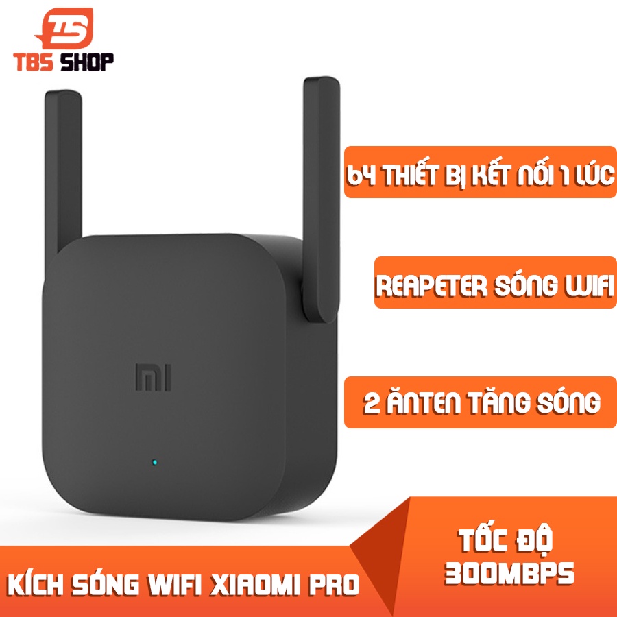 Kích Sóng Wifi Xiaomi Mi Wifi Repeater Pro phiên bản mới 300 Mbps