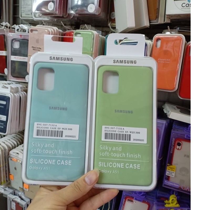 Ốp lưng Samsung Galaxy A51 Silicone cover chống bán bẩn