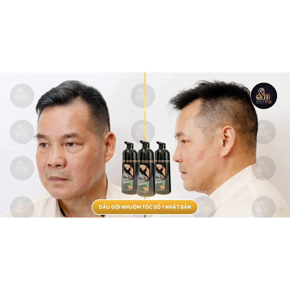 Dầu gội phủ bạc SIN HAIR - Nhật Bản