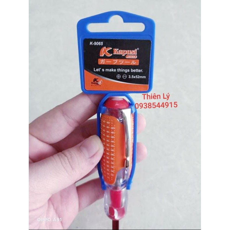 Bút Thử Điện Loại Tốt KAPUSI 3.5 × 52 mm