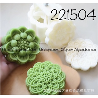 221504 khuôn bánh trung thu 3d 150gr 2 mặt mẫu năm 2024