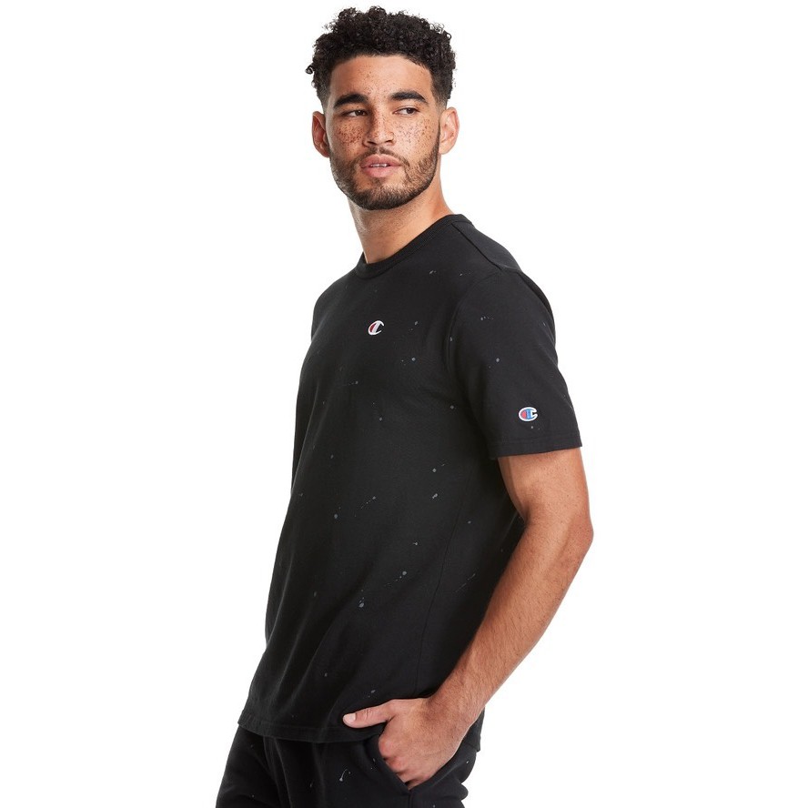 Áo thun thời trang unisex họa tiết vẩy sơn, chất liệu cotton 4c mềm mịn mát 4905