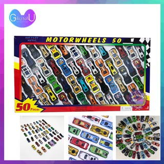 Set 50 ô tô màu sắc mini cho bé - ô tô bằng sắt cho bé yêu