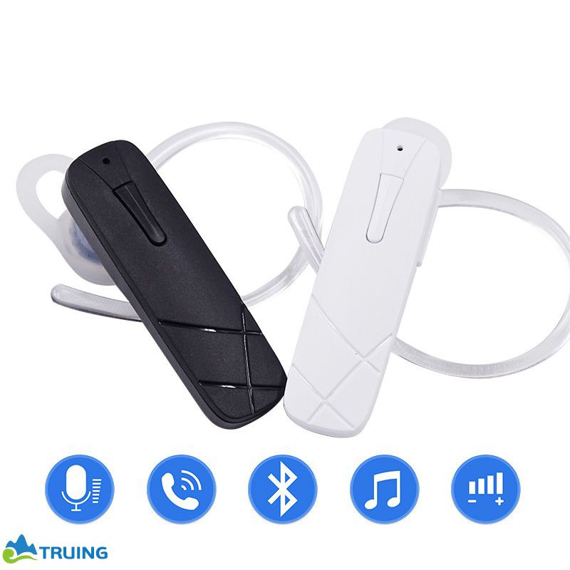 ANDROID Tai Nghe Bluetooth Mini Móc Vành Tai Có Mic Cho Ios Android