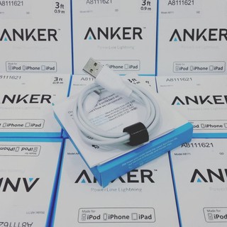 Cáp Lightning Anker A8111 Dài 0.9m Chuẩn MFI Apple (Anker PowerLine Lightning 0.9 m) - Hàng chính hãng