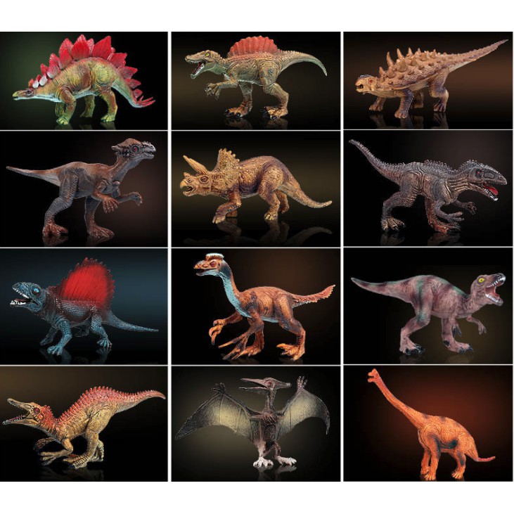 Mô hình khủng long nhựa  cao su PRD cao cấp - Dinosaur series