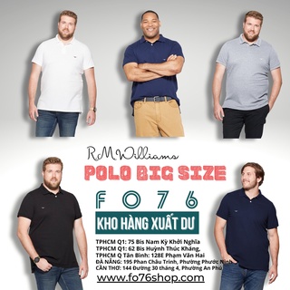 ÁO THUN NAM POLO CÓ CỔ R.M.WILLIAMS MÀU TRƠN COTTON - FO76 SHOP