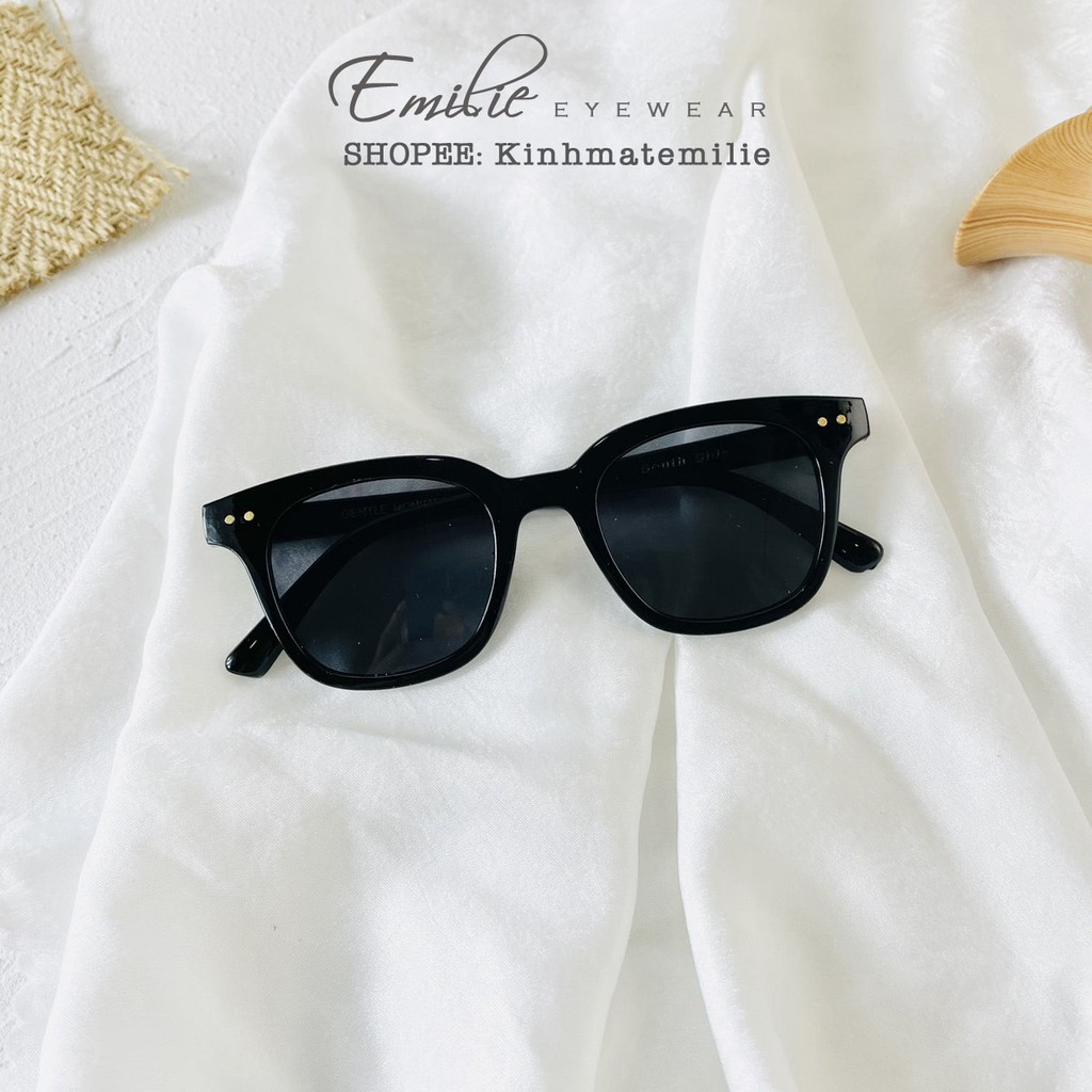 Kính mát nam nữ vuông Emilie eyewear chất liệu nhựa phụ kiện thời trang 3331