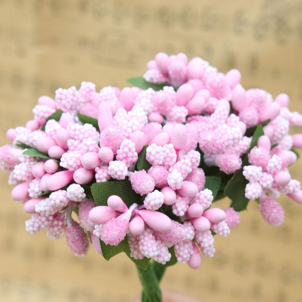 PINEVN Set 144 Bông Hoa Giả Nhiều Màu Trang Trí Hộp Kẹo