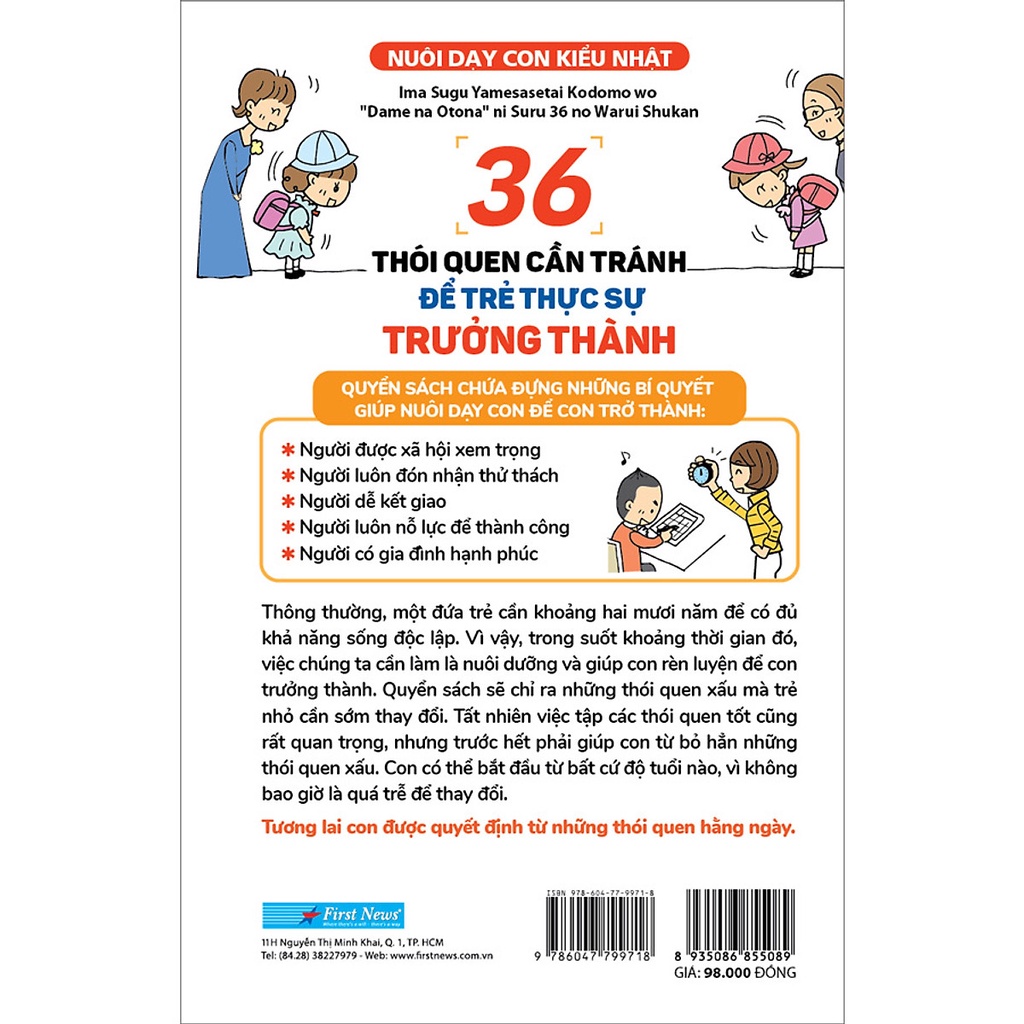 Sách - 36 thói quen cần tránh để trẻ thực sự trưởng thành nuôi dạy con - ảnh sản phẩm 4