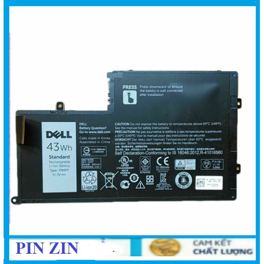 [PIN ZIN] Pin Laptop Dell Inspiron  5447 15-5547 14-5447 14-5448 TRHFF Dell Latitude 3450 3550 15 3550