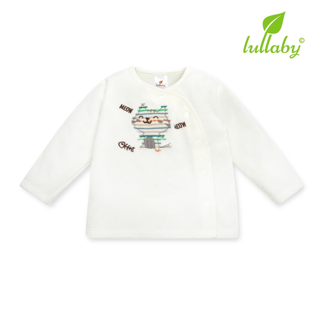 LULLABY Áo cài lệch băng lông NH0518