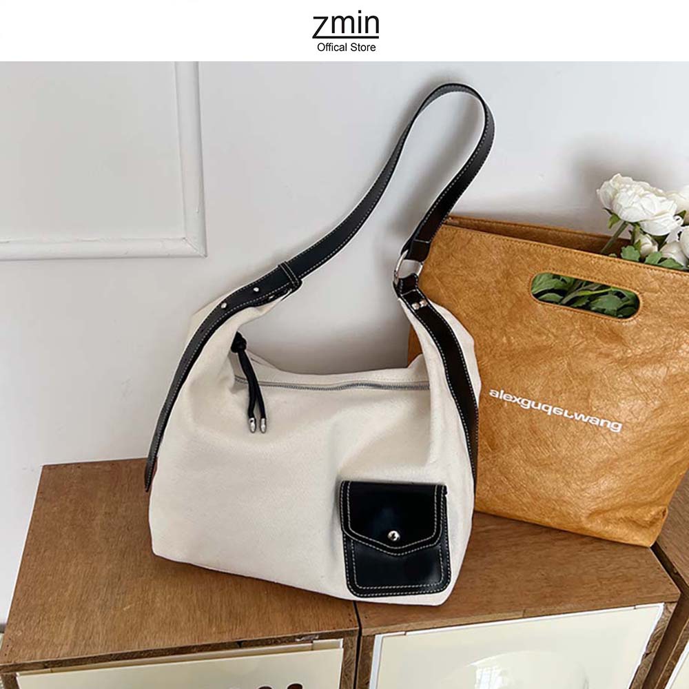 Túi tote da thời trang nữ Zmin, chất liệu cao cấp đựng vừa A4 - T083 | BigBuy360 - bigbuy360.vn