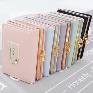 Ví Nữ Mini Đẹp Cầm Tay Nhỏ Gọn Dáng Đẹp Thời Trang Hàng Hiệu Hàn Quốc, Bóp Da PU Cao Cấp Sang Trọng LỊCH THIỆP ( #vínữ )