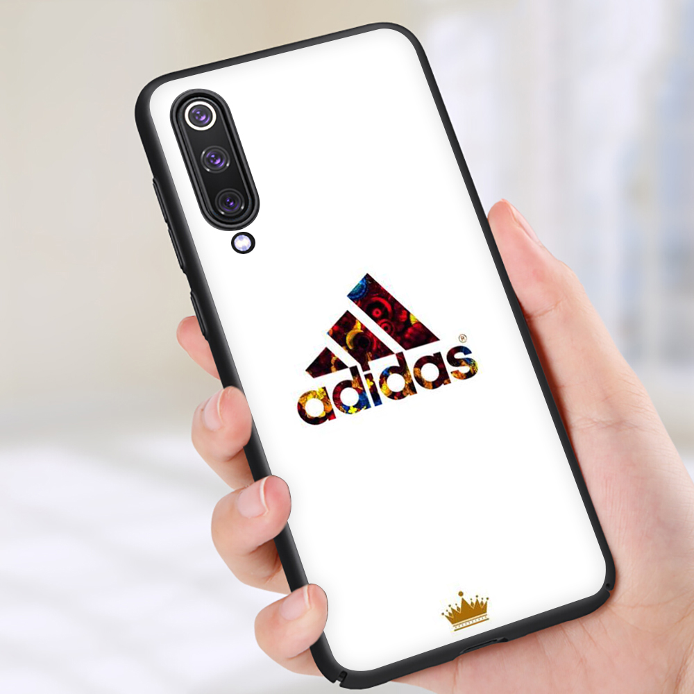 Ốp Điện Thoại Tpu Dẻo Viền Đen Họa Tiết Logo Adidas Cho Xiaomi A1 A2 A3 Lite 5x 6x Cc9 C99e Poco F2 Pro Poco X3 Nfc F1 Max 3