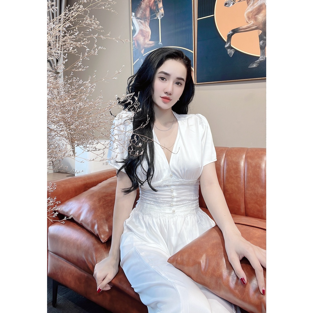 Đồ mặc nhà nút ngọc lụa latin Siêu Mát