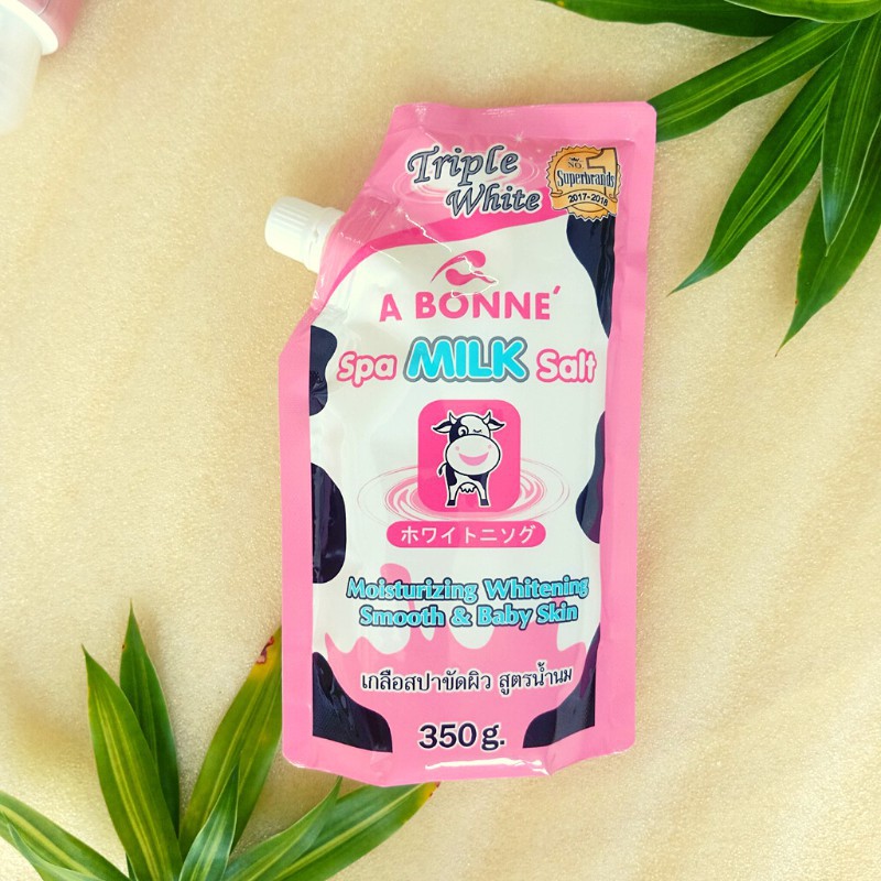 Muối Tắm Sữa Bò Tẩy Tế Bào Chết A Bonne Spa Milk Salt 350g Thái Lan