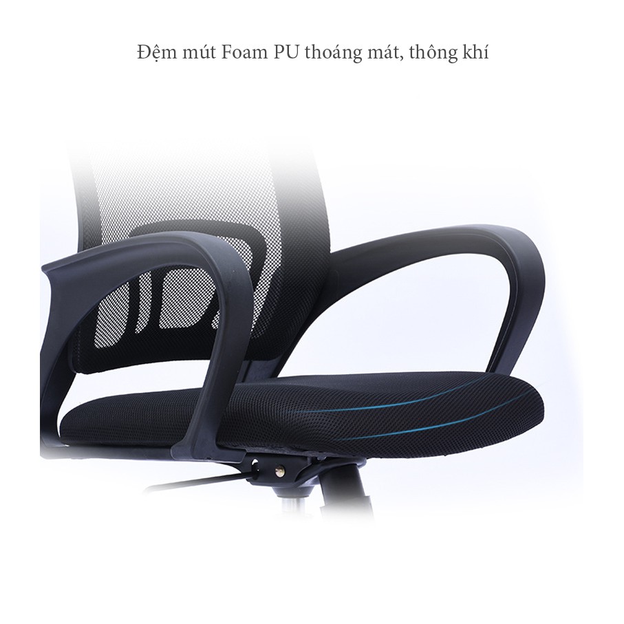 Ghế xoay lưới văn phòng BOX405-BLUE - Nội thất cho văn phòng hiện đại | BigBuy360 - bigbuy360.vn