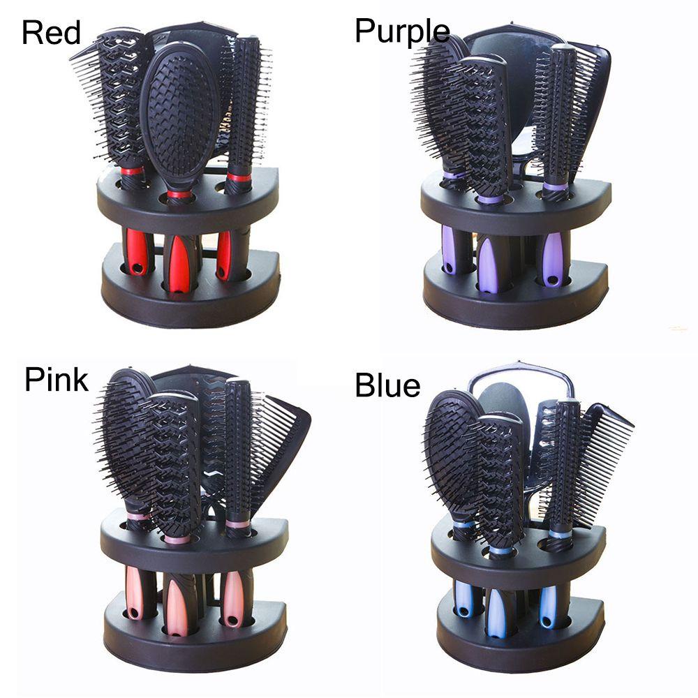 Bộ 5 Lược Chải Tóc Massage Tạo Kiểu Chuyên Nghiệp Cho Nam &amp; Nữ