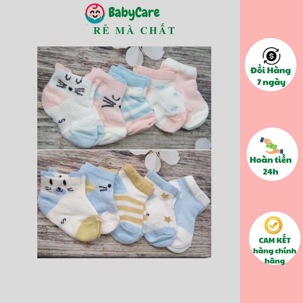 05 ĐÔI Tất Lưới Cổ Ngắn Cute Cho các Bé