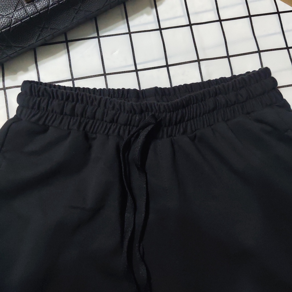 Quần Jogger nỉ trơn Nam Nữ COLORFUL vải thun da cá, màu Trắng/ Xám/ Đen quần ống rộng, form thoải mái - J00 | BigBuy360 - bigbuy360.vn