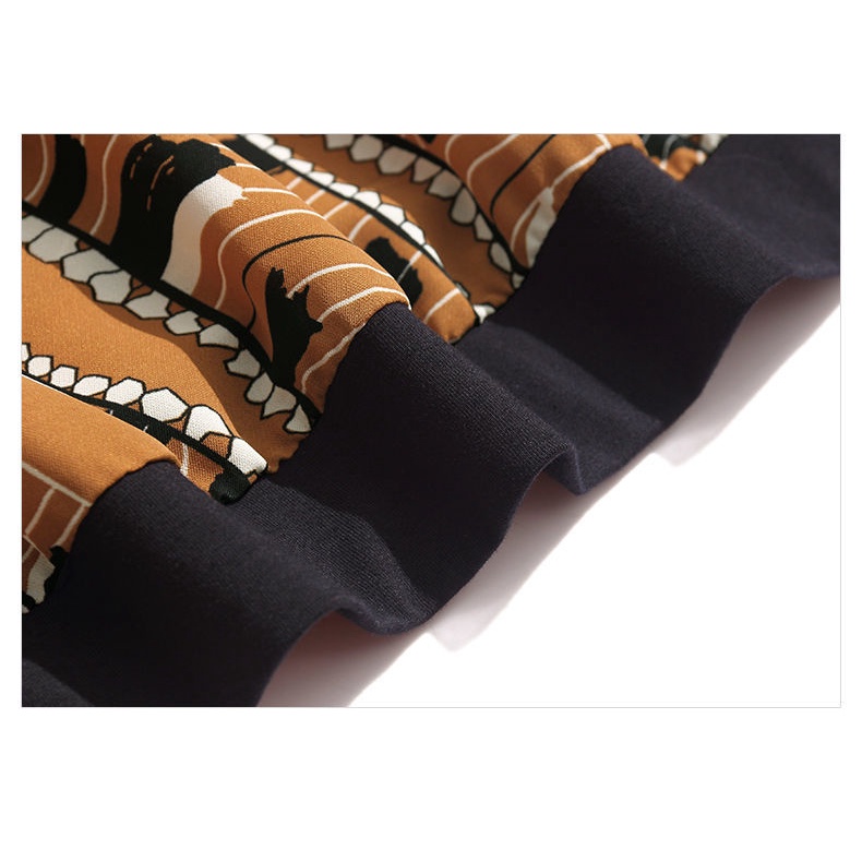 Áo thun chiffon cổ tròn tay ngắn dáng rộng thời trang mùa hè cho phụ nữ trung niên