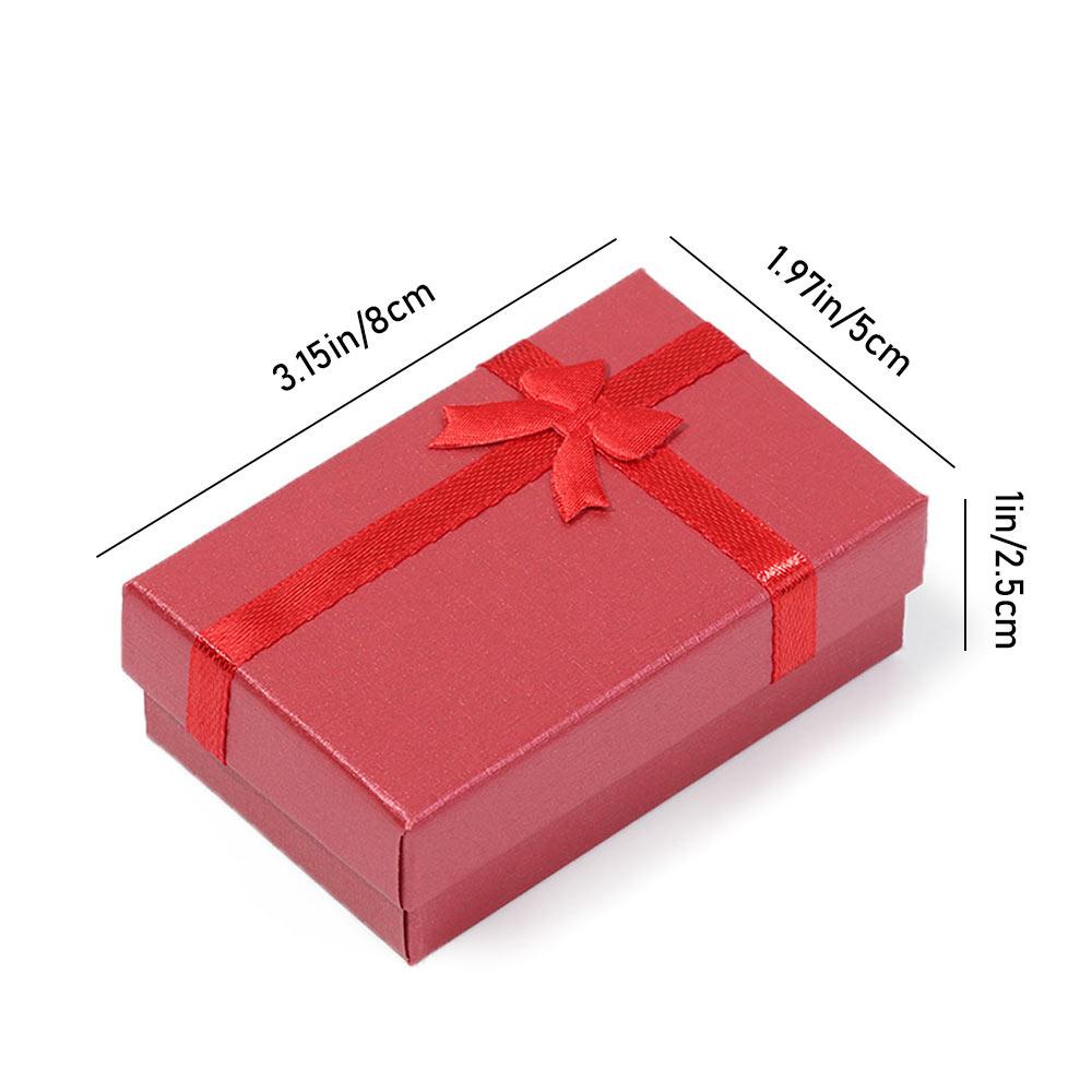 MIH 1 / 6 Hộp Quà Giấy Vuông Trưng Bày Trang Sức Nhiều Màu Sắc