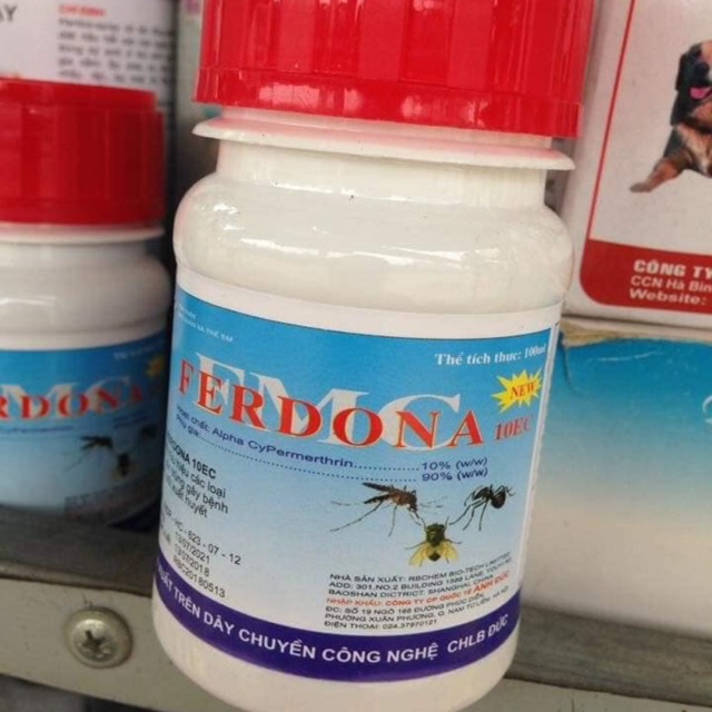 (SIÊU HOT) Diệt côn trùng muỗi, kiến, gián, bọ chét ....Perdona 10EC (100ml)