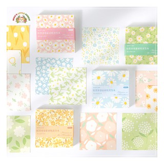 BỘ 100 TẤM GIẤY NOTE HOA THEO TONE MÀU | MNO223