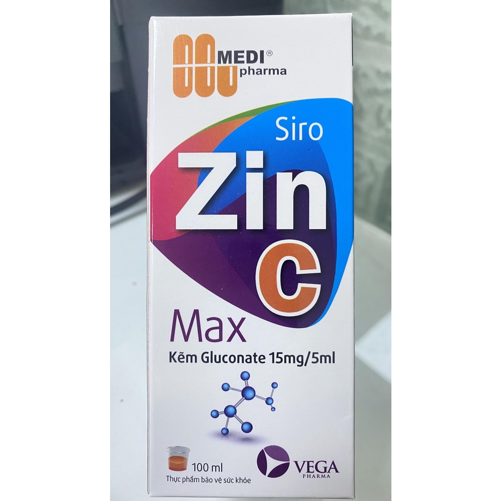 Siro Zinc Max.bổ sung kẽm giúp bé tăng đề kháng,rối loạn tiêu hóa,tiêu chảy,thiếu hụt kẽm