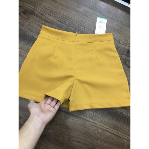 Quần giả váy hàng đẹp có 2 màu vàng - màu đen - Quần giả váy chữ a trẻ trung năng động | BigBuy360 - bigbuy360.vn