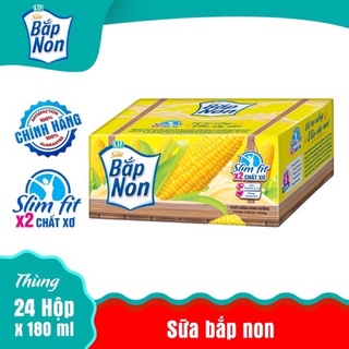 Thùng 24 hộp sữa bắp non lif 180ml