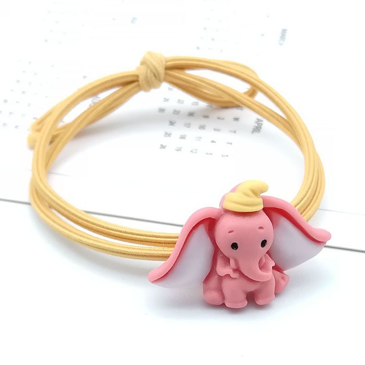 ⚡ Cột Tóc Buộc Tóc Chú Voi Cute Được Tùy Chọn Màu -  Dây Buộc Tóc Trang Trí Hình Chú Voi Dumbo Dễ Thương ⚡
