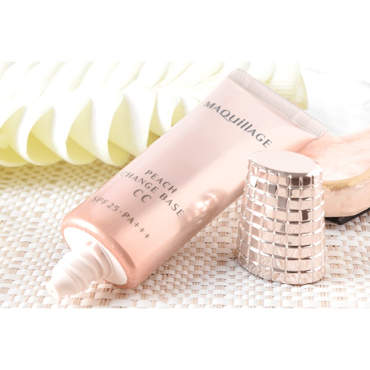 Kem trang điẻm CC Maquillage Shiseido Maquill Peach Change  - SPF25 PA+++ - Nhật Bản