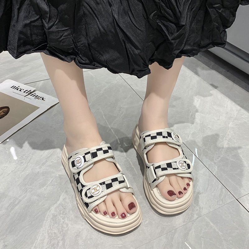 Xăng đan Khóa Dán Thời Trang Dành Cho Nữ