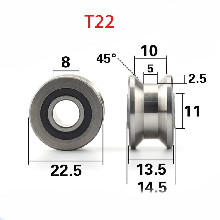 Vòng Bi Rãnh Chữ U T22
